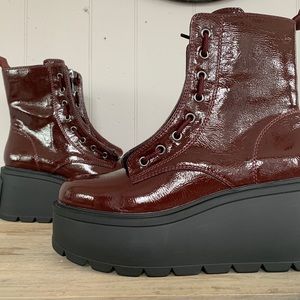 DKNY New Harli  Red Womens Shoes Size 8 M Boots MSRP $179